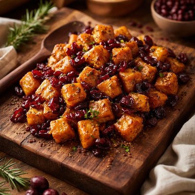 Image of Dried Cranberries and Squash