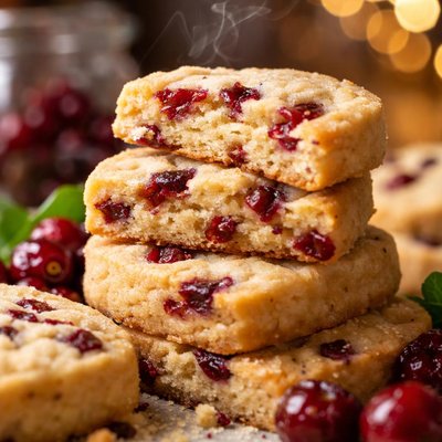 Image of Dried Cranberry Shortbread
