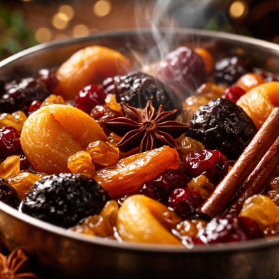 Image of Dried Fruit Compote with Rum