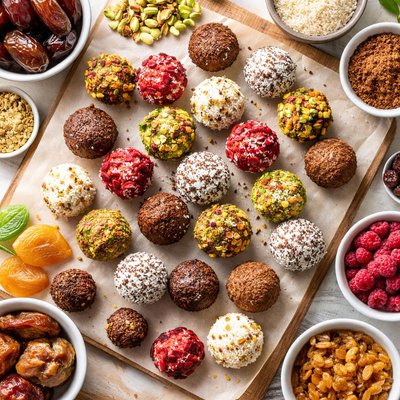 Image of Dried Fruit Truffles