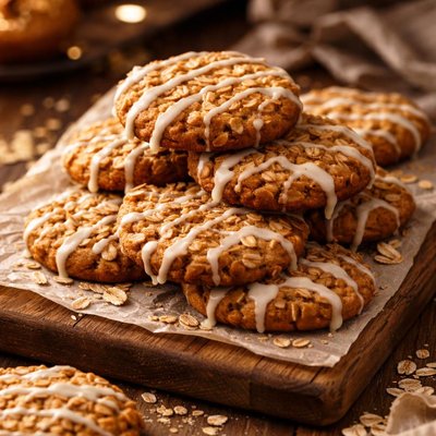 Image of Drizzled Oatmeal Cookies
