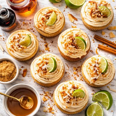 Image of Drunken Butter Rum Cupcakes