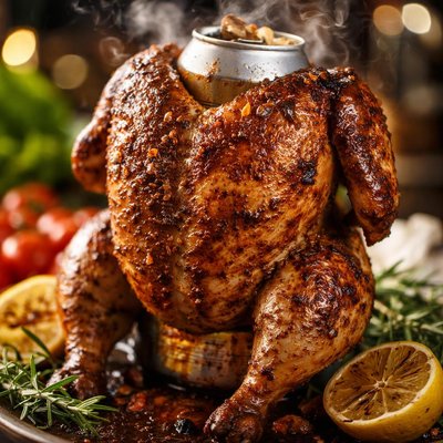 Image of Drunken Chicken Beer Butt Beer Can