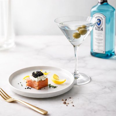 Image of Dry Bombay Blue Sapphire Martini