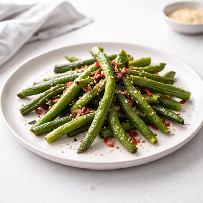 Image of Dry Fried Green Beans