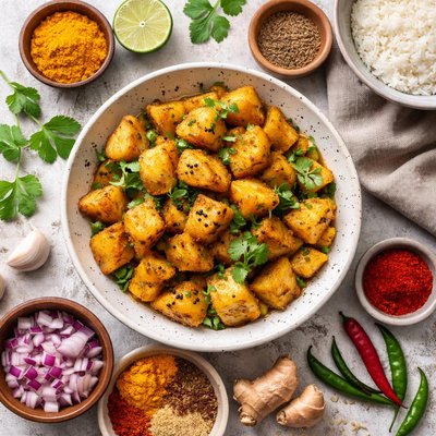 Image of Dry Potato Sabji