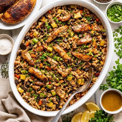 Image of Duck and Wild Rice Casserole