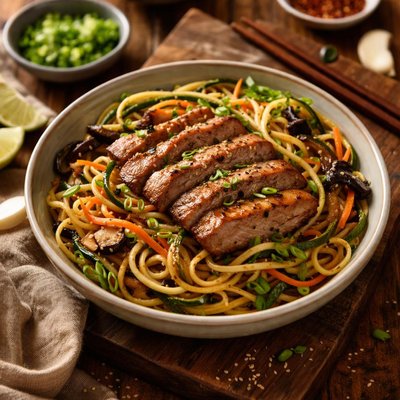 Image of Whole30 Duck Noodles