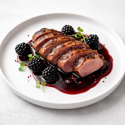 Image of Duck with Blackberry Sauce