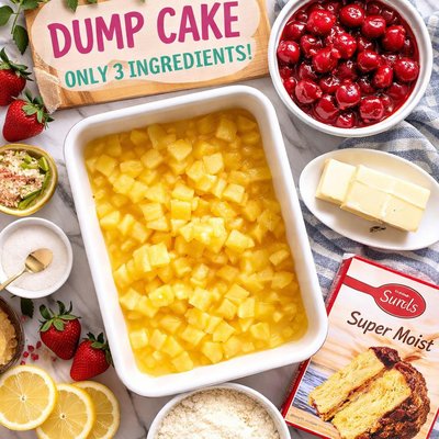 Image of Dump Cake Only 3 Ingredients