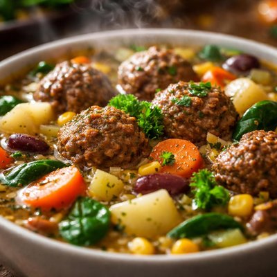 Image of Dump It All in Meatball Soup