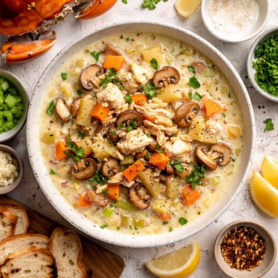 Image of Dungeness Mushroom Chowder