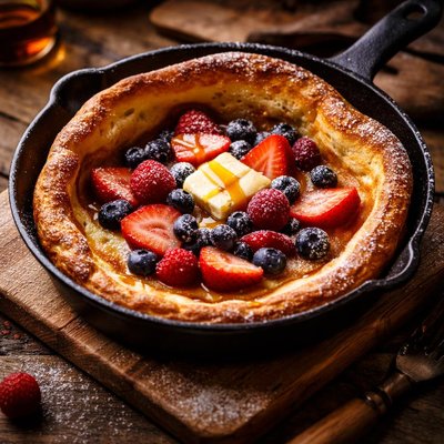 Image of Dutch Baby Aka German Pancake or Puff Pancake