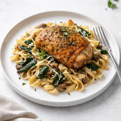 Image of Dutch Oven One Pan Chicken and Noodles