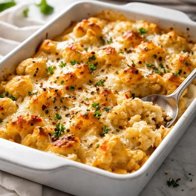 Image of E Z Cheesy Cauliflower Bake