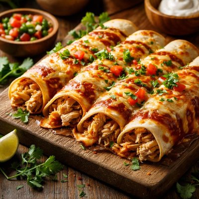 Image of Ease Chicken Cheese Enchiladas