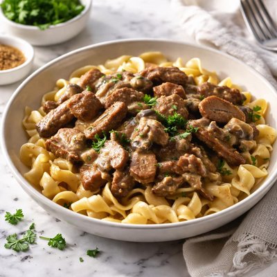 Image of Easiest Best Beef Stroganoff