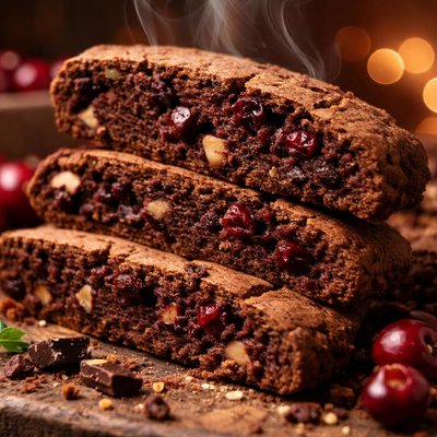 Image of Easiest Ever Chocolate Cranberry Biscotti
