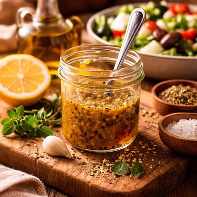 Image of Easiest Greek Salad Dressing