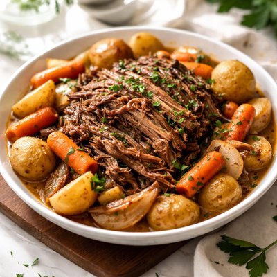 Image of Easiest Pot Roast Ever Made in Crock Pot