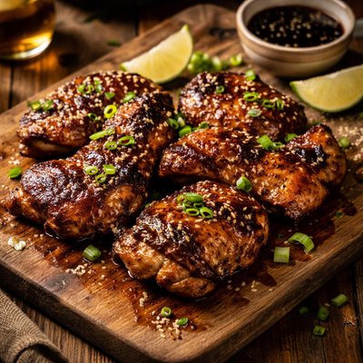 Image of East Asian Style Bbq Chicken or Broil