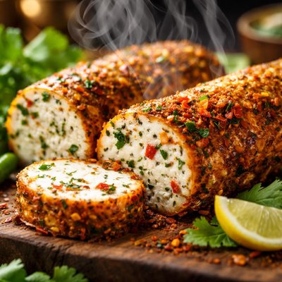 Image of East Indian Cheese Logs