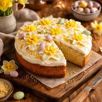 Image of Easter Daffodil Cake