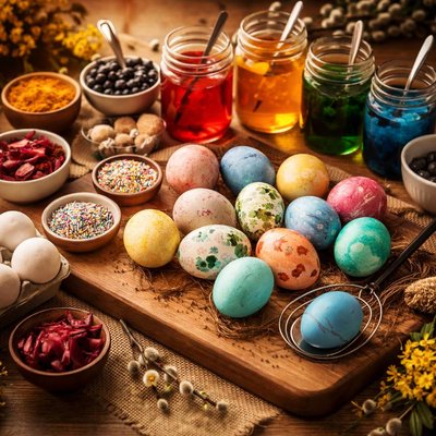 Image of Easter Eggs Decorate and Dye Options