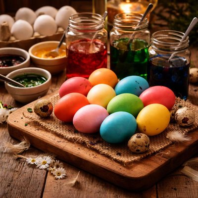 Image of Easter Eggs Egg Dye