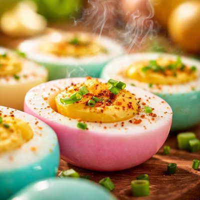 Image of Easter Hard Boiled Eggs