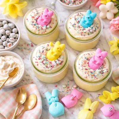 Image of Easter Peeps Pots De Crme