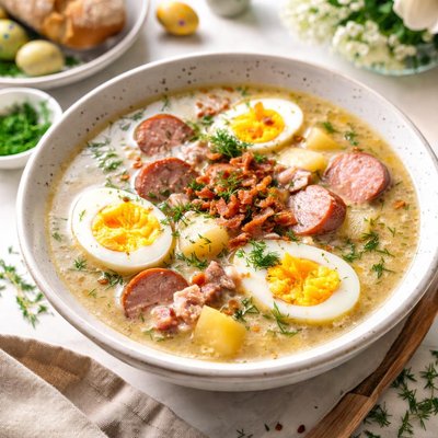 Image of Easter Soup My Grandmother Called Bousch