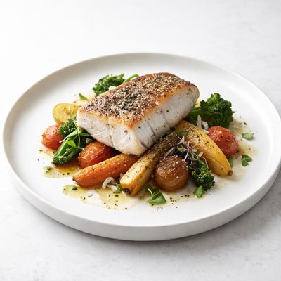Image of Eastern Cod with Roasted Vegetables