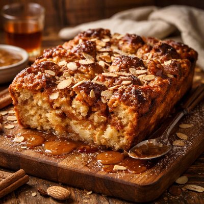 Image of Easy Amaretto Bread Pudding