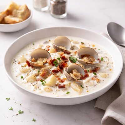 Image of Easy and Delicious Clam Chowder