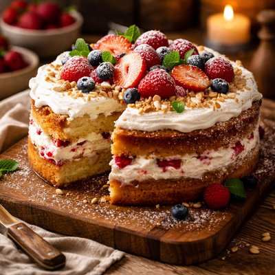 Image of Easy and Pretty Torte