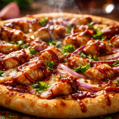 Image of Easy and Simple Bbq Chicken Pizza