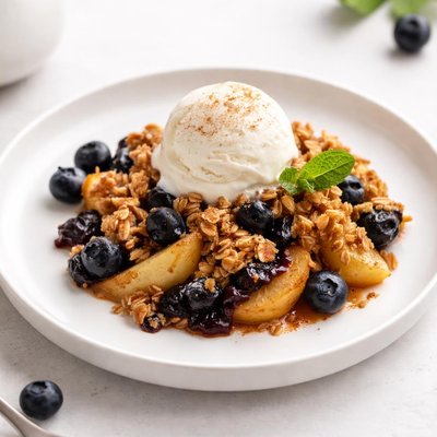 Image of Easy Apple Blueberry Crisp