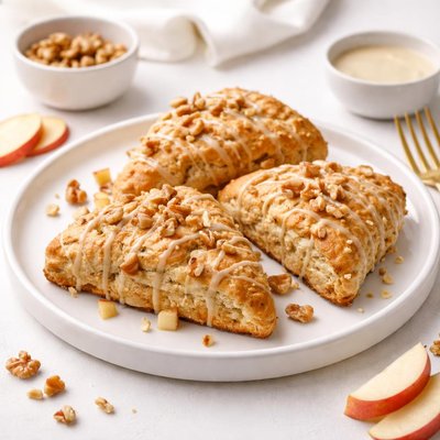 Image of Easy Apple Cinnamon Walnut Scones