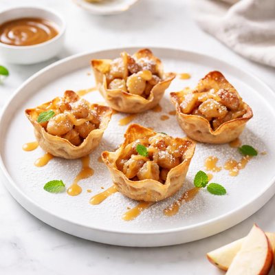 Image of Easy Apple Pie Wontons
