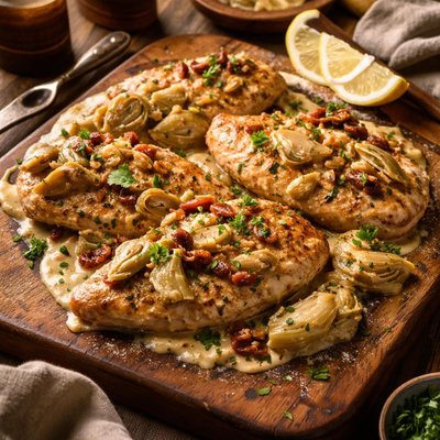 Image of Easy Artichoke Chicken