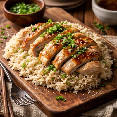 Image of Easy Asian Style Chicken Rice