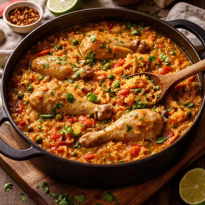 Image of Easy Asopao De Pollo Chicken and Rice Stew