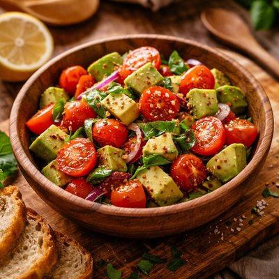 Image of Easy Avocado and Tomato Salad