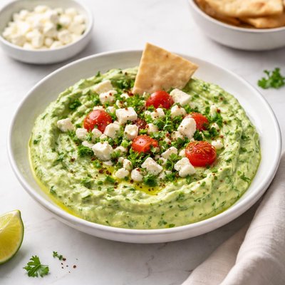 Image of Easy Avocado Feta Cheese Dip