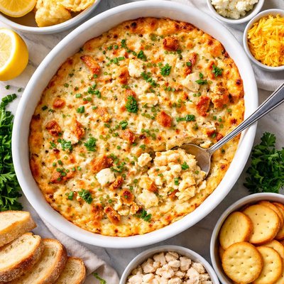 Image of Easy Baked Crab Dip