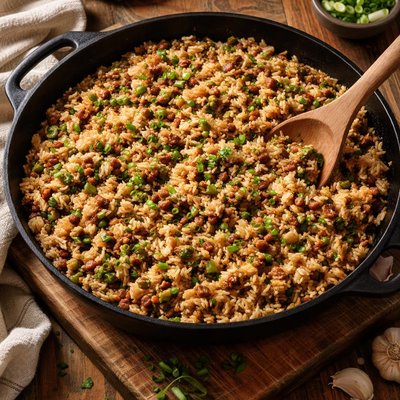 Image of Easy Baked Dirty Rice