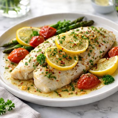 Image of Easy Baked Fish Haddock Cod Tilapia