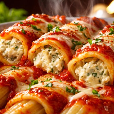 Image of Easy Baked Manicotti