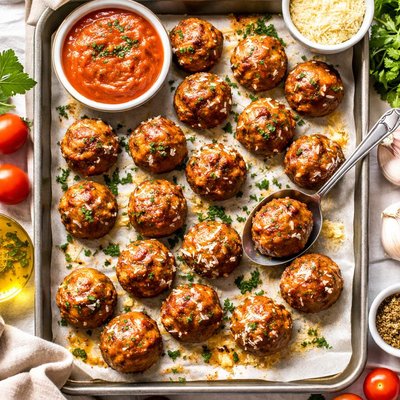 Image of Easy Baked Meatballs